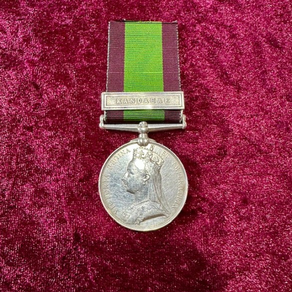 Very Rare Casualty Survivor from the Battle of Maiwand Afghanistan Medal 1881 (1878-80) with Kandahar Clasp 1